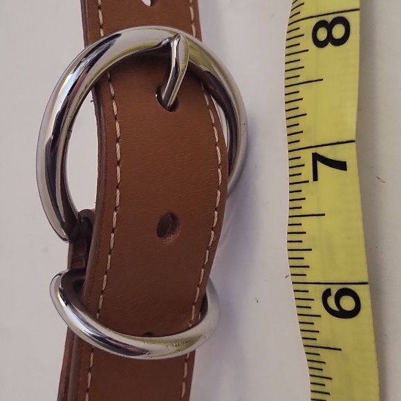 Like New Genuine Leather Belt, Tan, Size XS - Picture 2 of 3